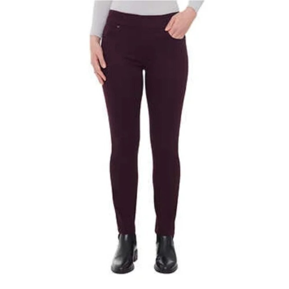 NEW Up! Pull-on 5-pocket Stretch Twill Pants | Purple